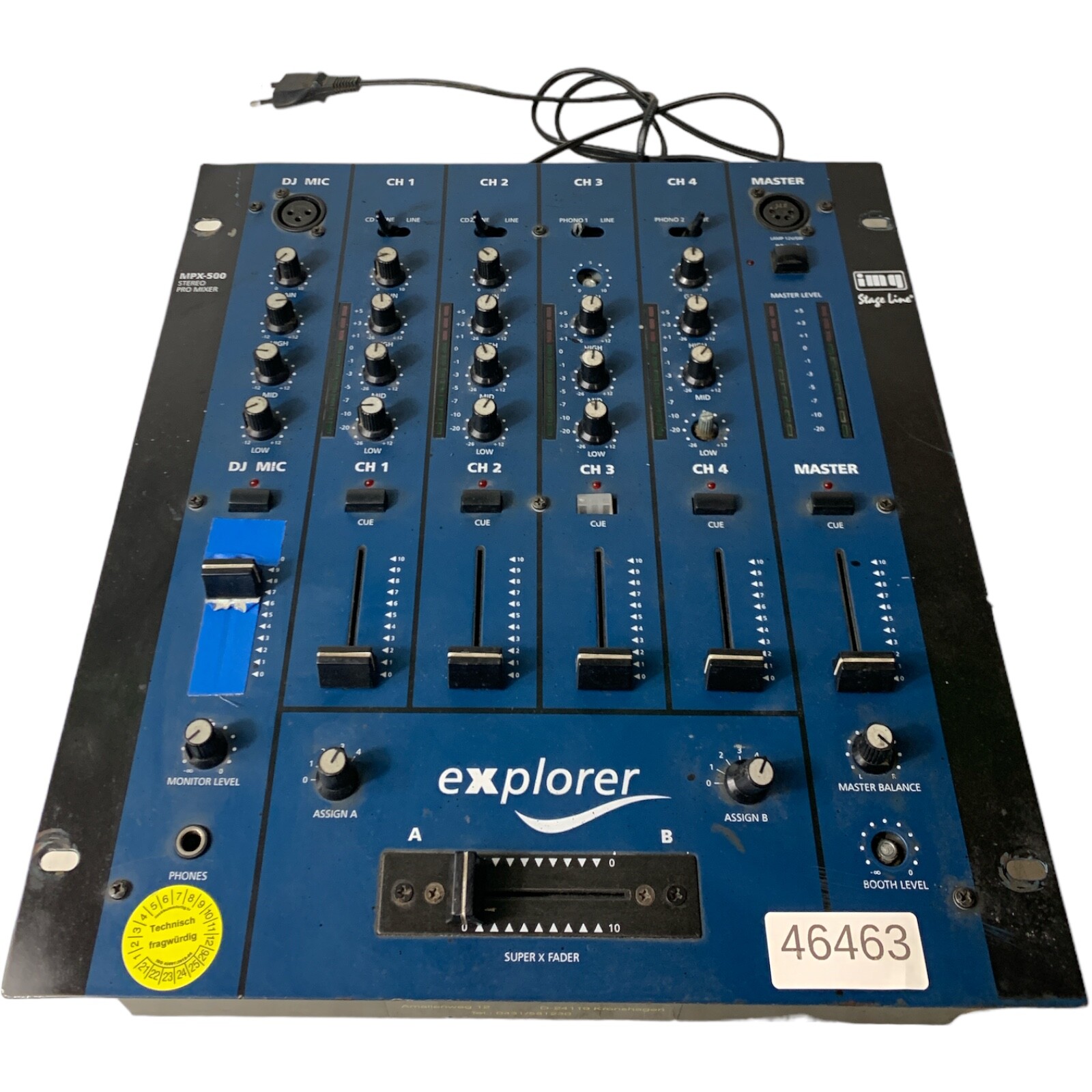 img stage line mpx-500 stereo pro mixer