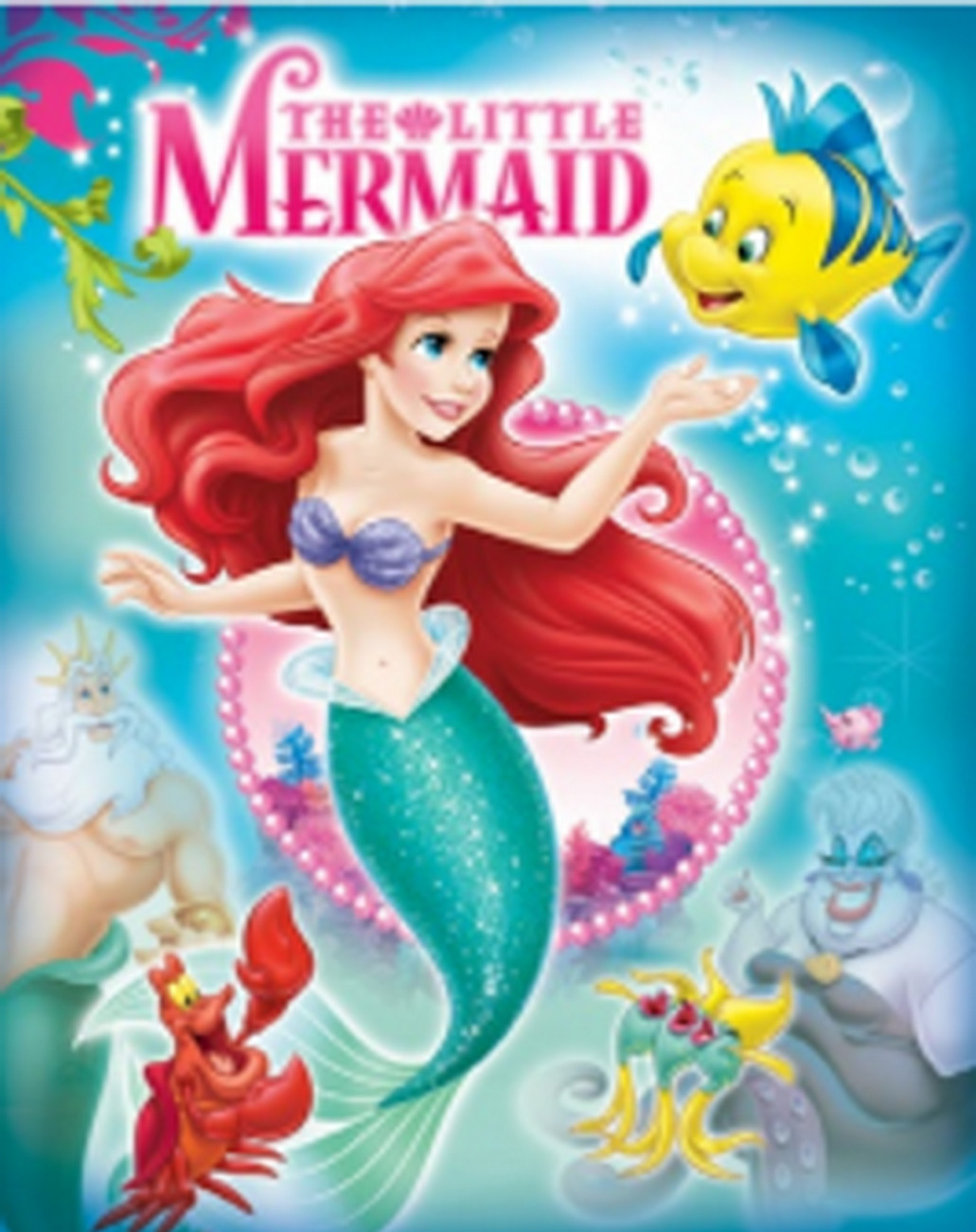 Disney Princess Ariel The Little Mermaid and Friends Throw Silk Blanket 40"x50"