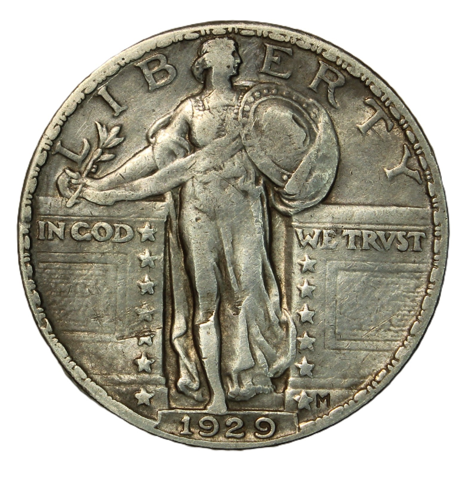 1929 25C Standing Liberty Quarter- Choice - XF - SMH 1497