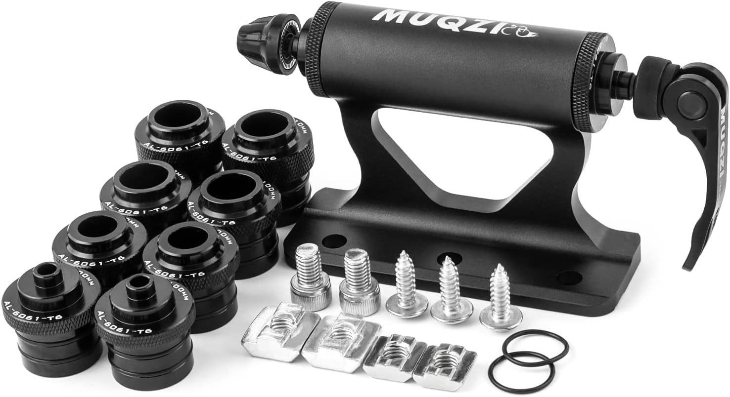 Bike Fork Mount Upgraded Quick Release Thru Axle Bicycle Fork Rack Block W/ 4
