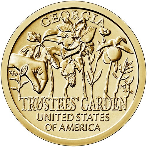 2019 D AU/BU Georgia American Innovation Dollar Trustees Garden