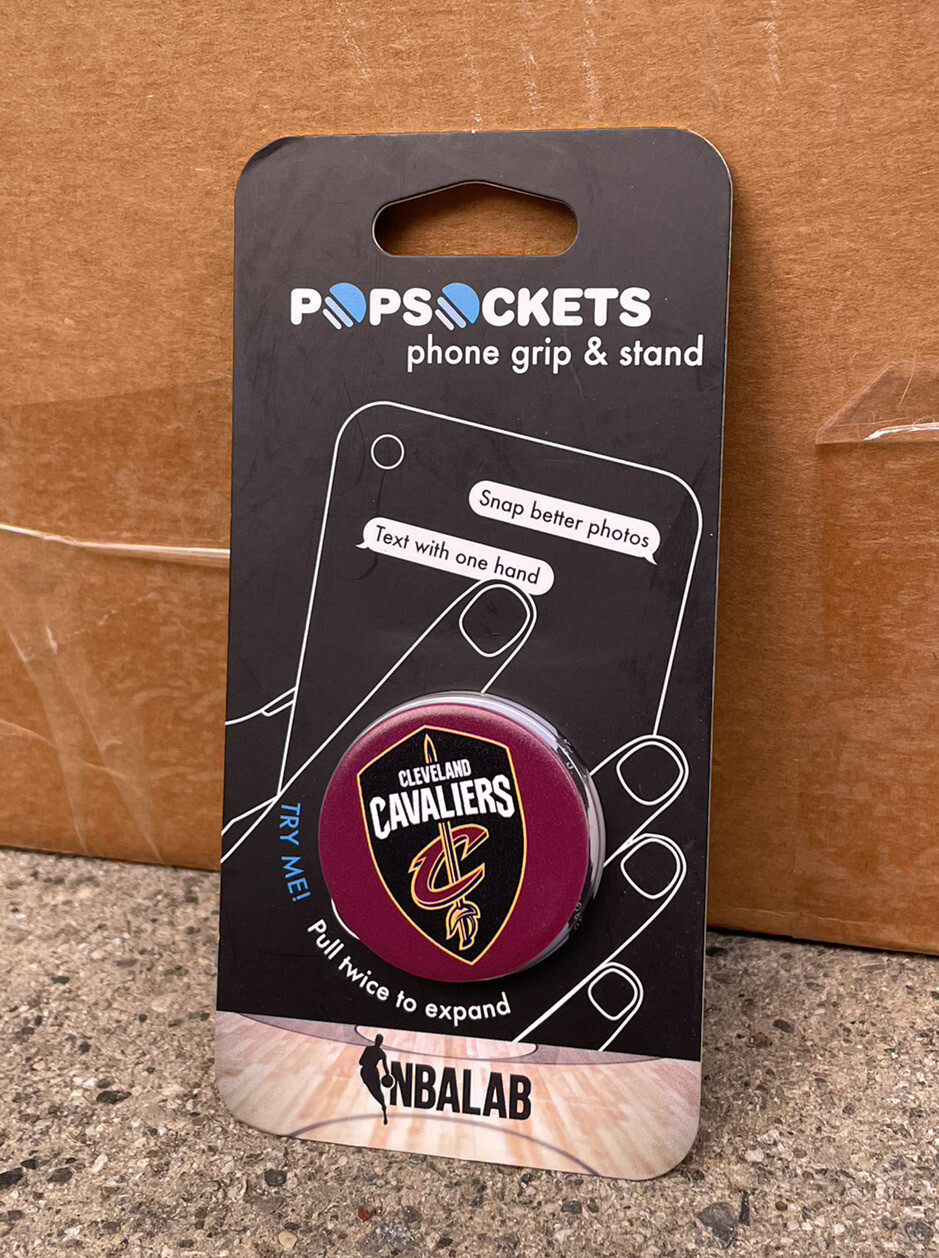 New NBA Cleveland Cavaliers Cavs Basketball Cell Phone Hand Grip Pop Socket