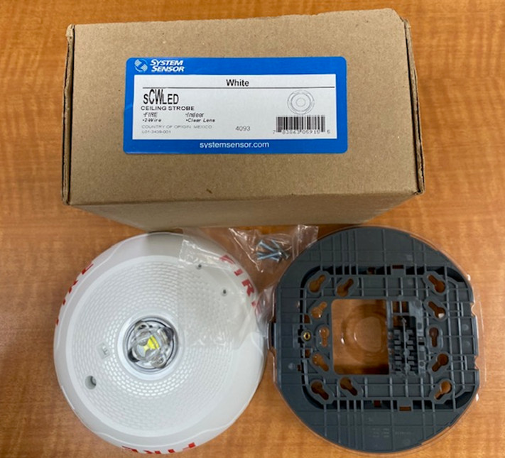 *NEW* System Sensor SCWLED Ceiling Mount Strobe