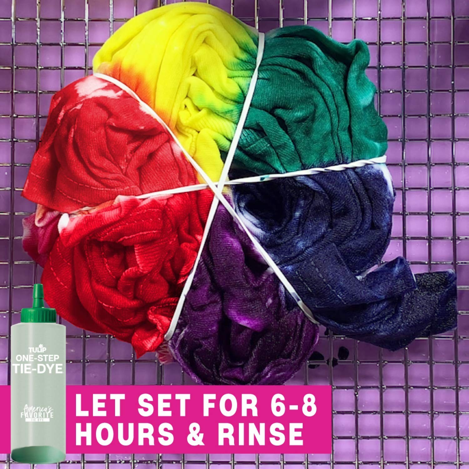 Tulip One-Step Tie-Dye kit Road Trip Bus Kit Rainbow
