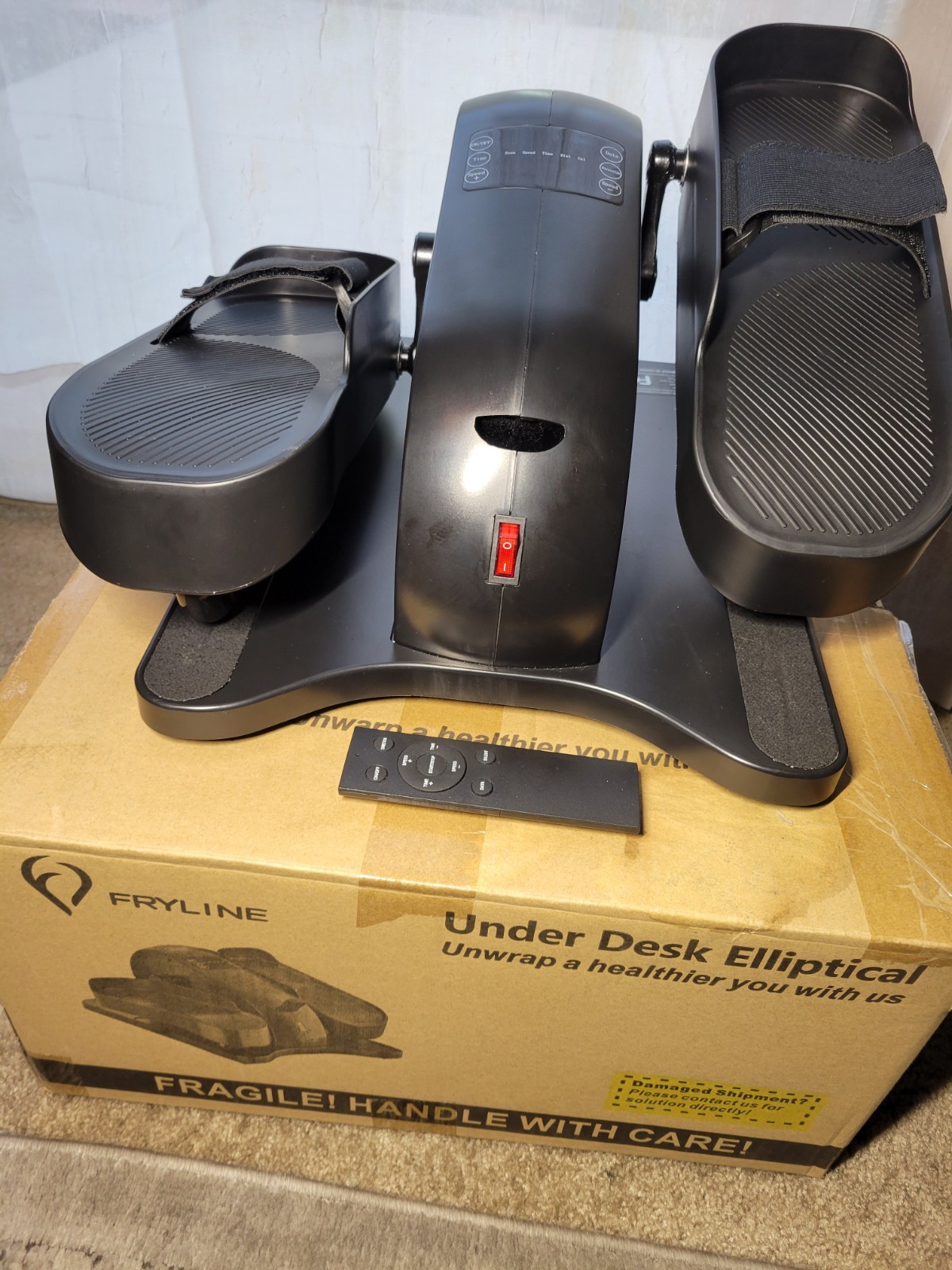 Fryline Under Desk Elliptical With Remote