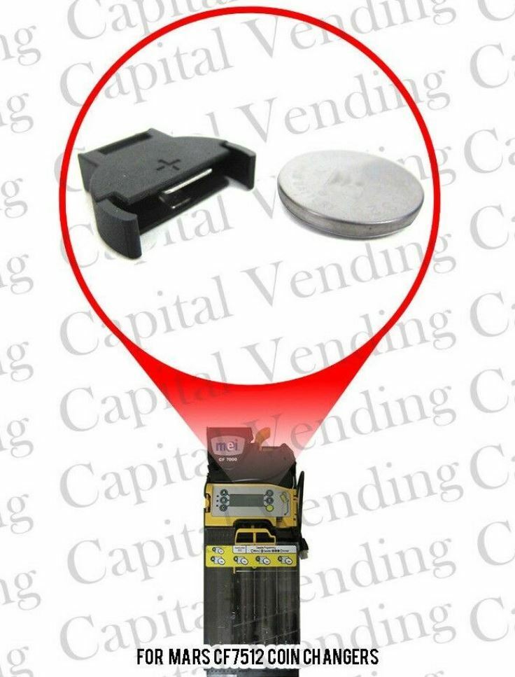 Mars MEI CF7512 Coin Changer Battery & Socket Upgrade Quick Future Replacements
