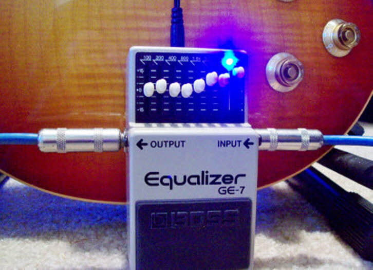 Modified Boss GE-7 including 18V Mod