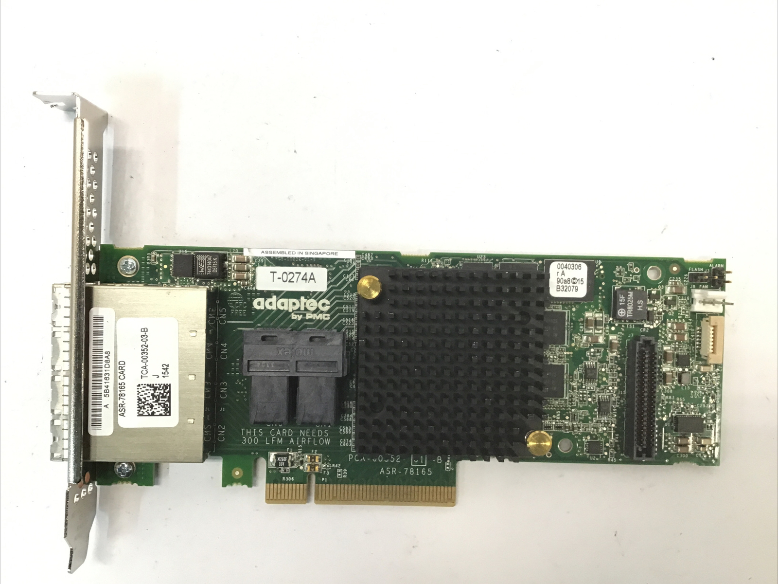 ADAPTEC ASR-78165 4-Port SAS/SATA 6Gb/s RAID Controller