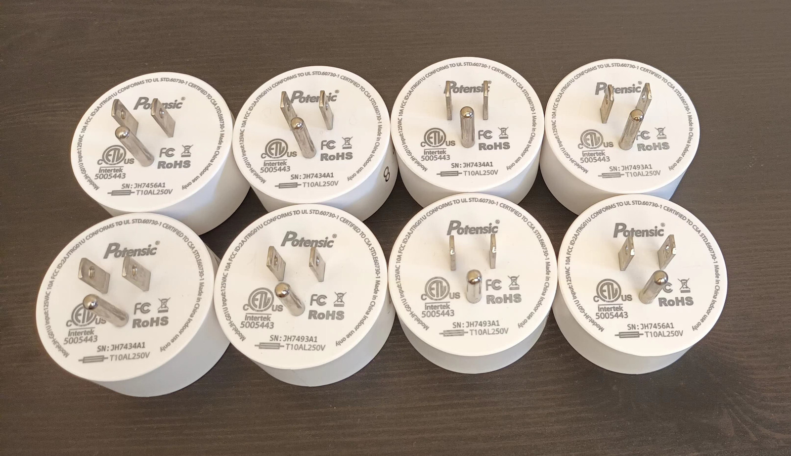 8x Tuya Cloud (Potensic) WiFi Smart Plug 10A US Socket works with Alexa