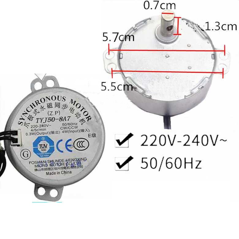 TYJ50-8A7 Synchronous motor of electric fan FS40-8AR/10ER/10CR/6DR