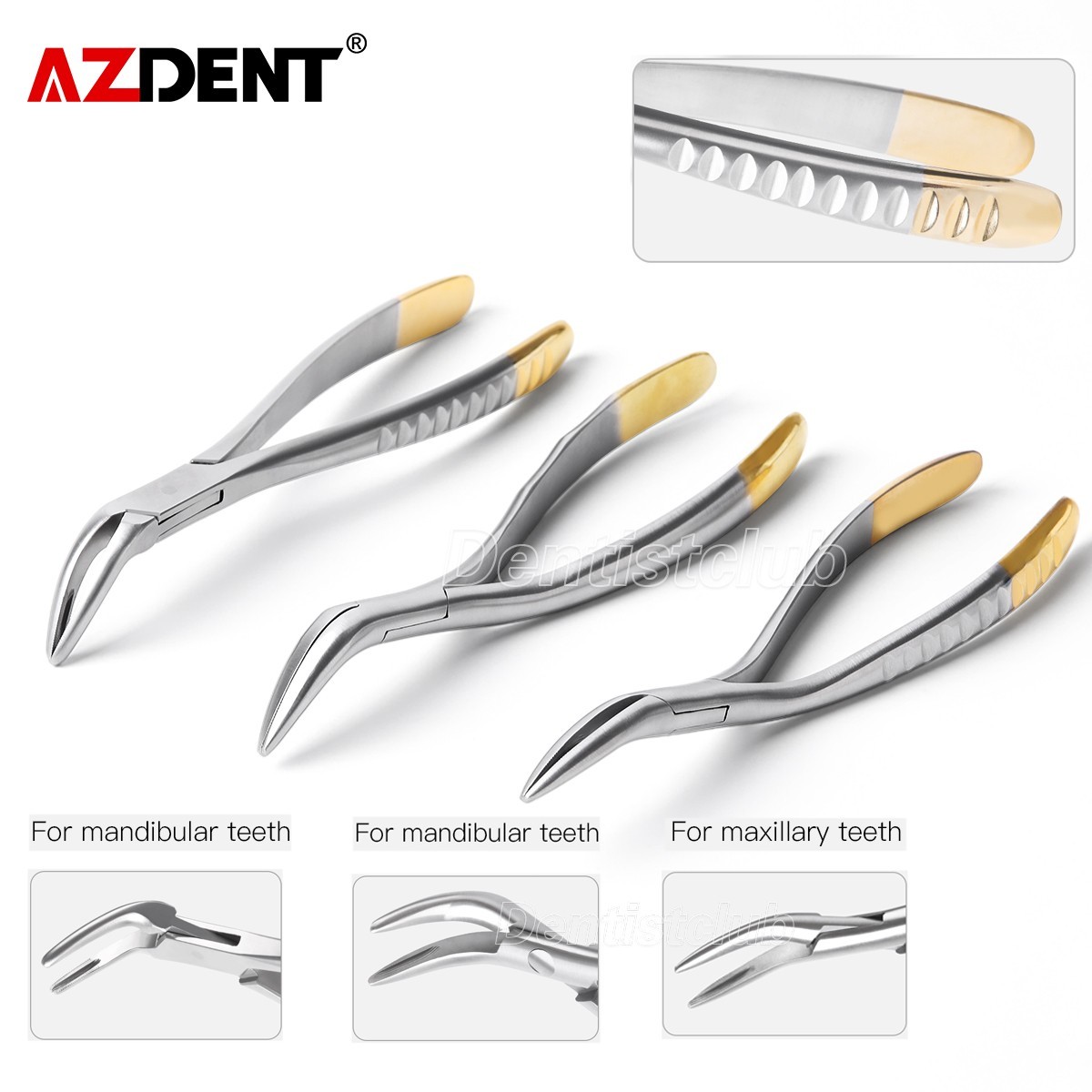 Dental Surgical Upper Root Tip Extraction Pliers Residual Tweezers Tooth Forceps
