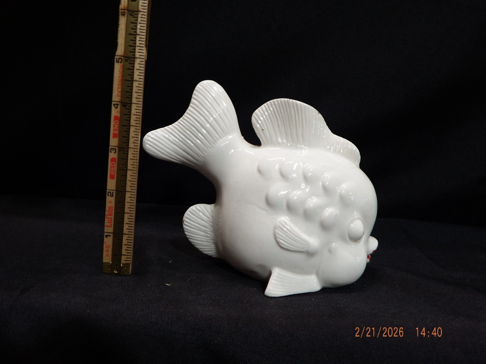 Vintage Ceramic Fish Wall Pocket/Sponge Holder-C338