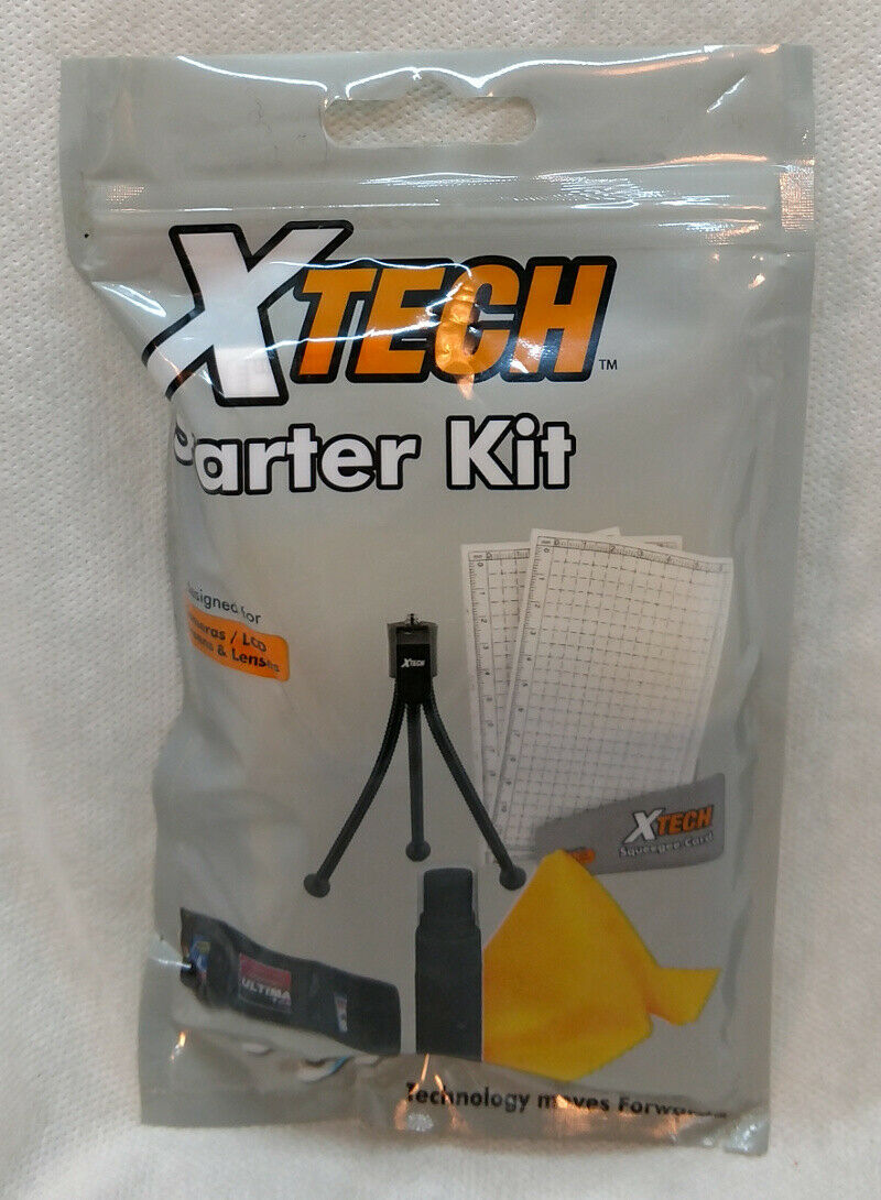 XTech 7 Piece Digital Camera Starter Accessory Set- Tripod, Mem Wallet, Cleaning