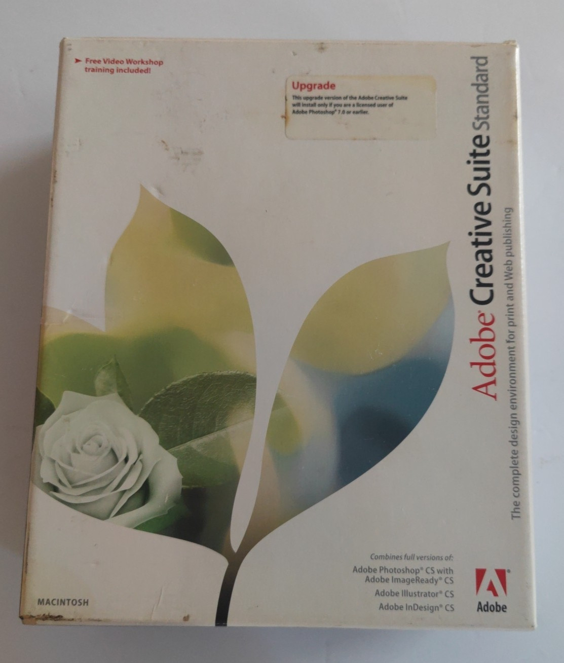 Adobe Creative Suite Standard Upgrade For Mac with Serial Numbers, 4 Disc Set
