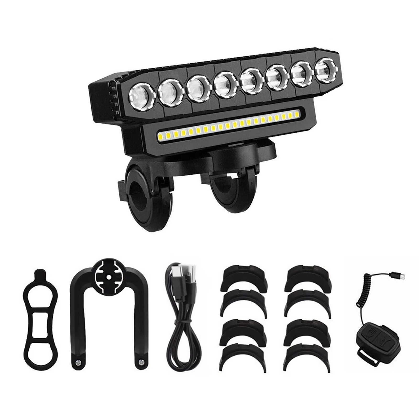 8*LED+20*SMD Lamp Core Bicycle Front Headlight Super Bright LED Bike Light