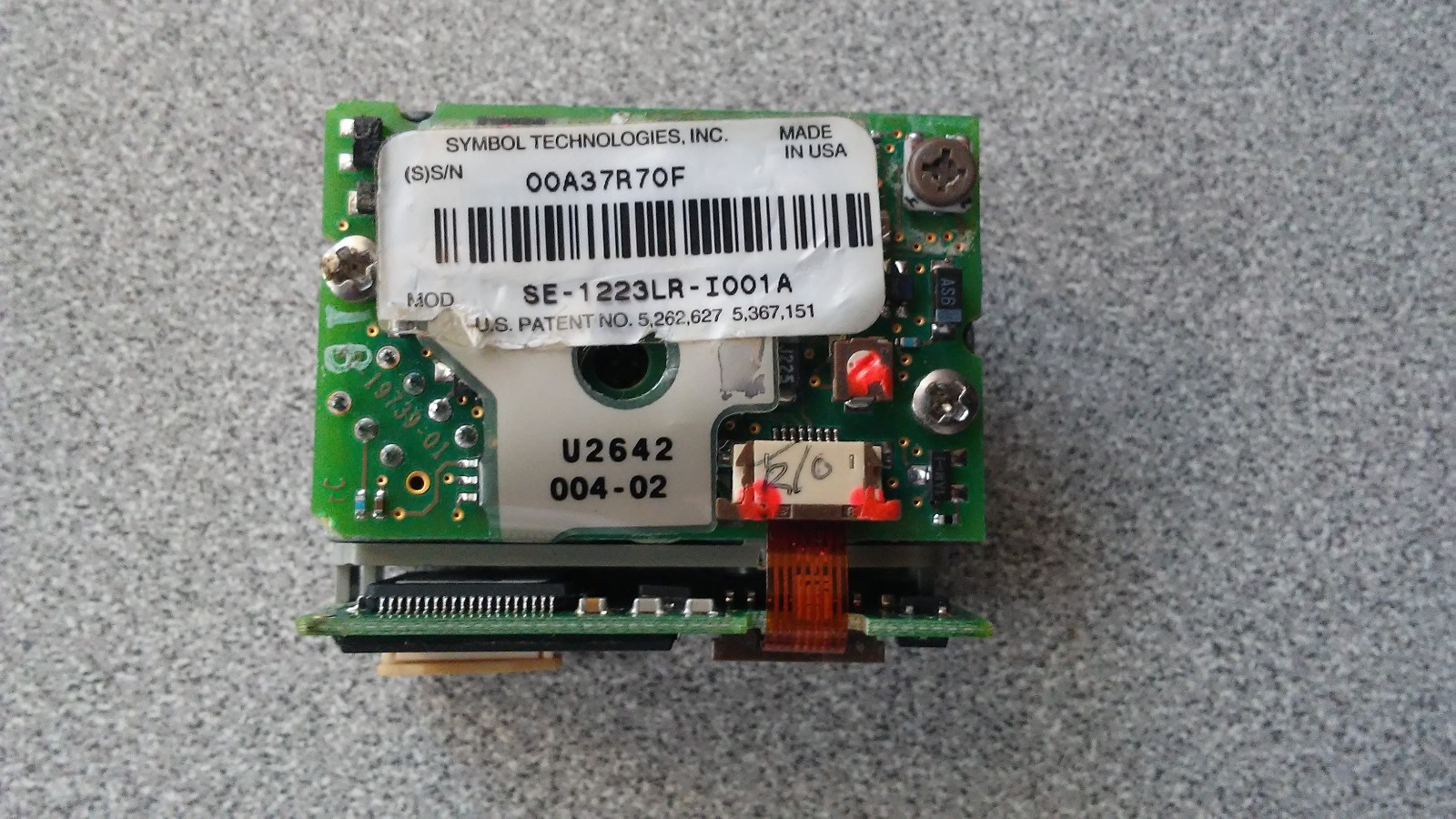 Zebra Symbol SE-1223LR-I001A Long Range Laser Scanner Engine