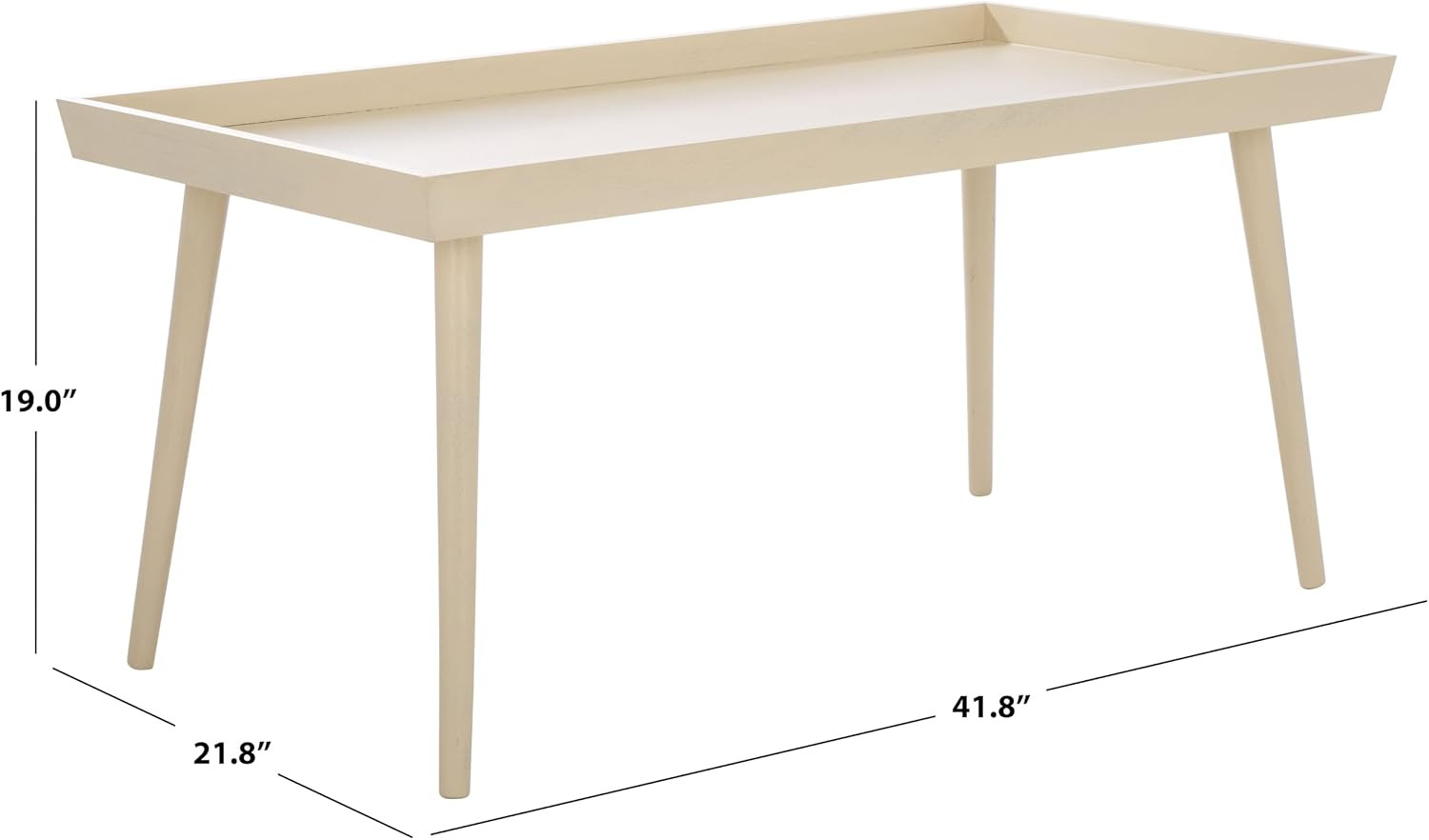 SAFAVIEH Home Collection - Nonie Rectangular Coffee Table, Sand Tray Top Design