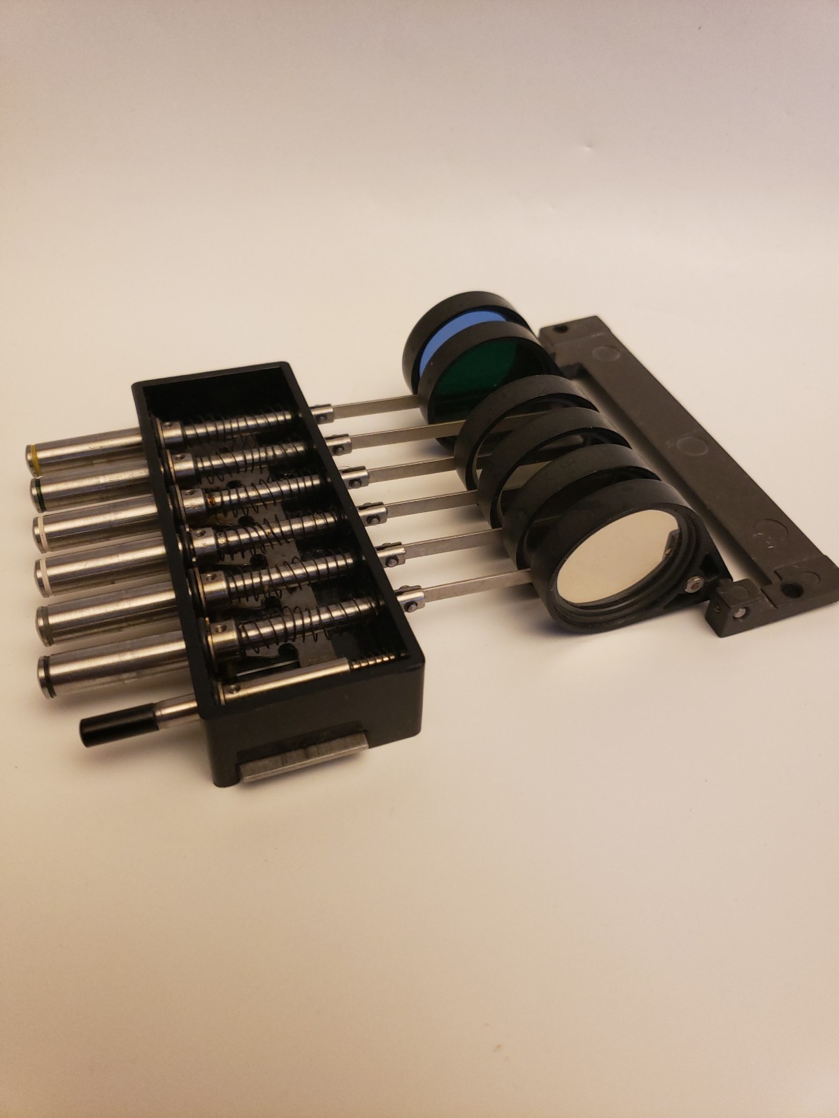 Carl Zeiss Microscope Filter Mechanism with Full filter set