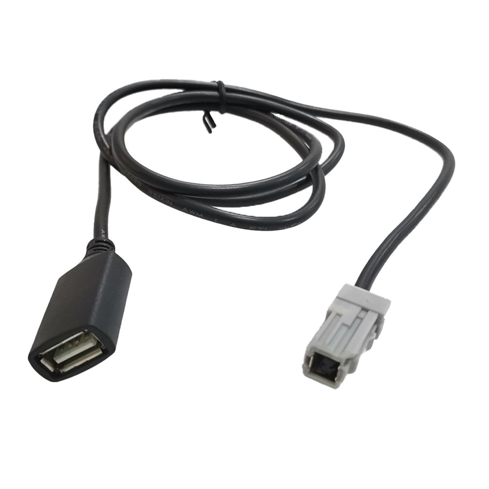 Car Aux Audio 100cm for MEDIA Wire To USB Adapter Correct Connector Brand New