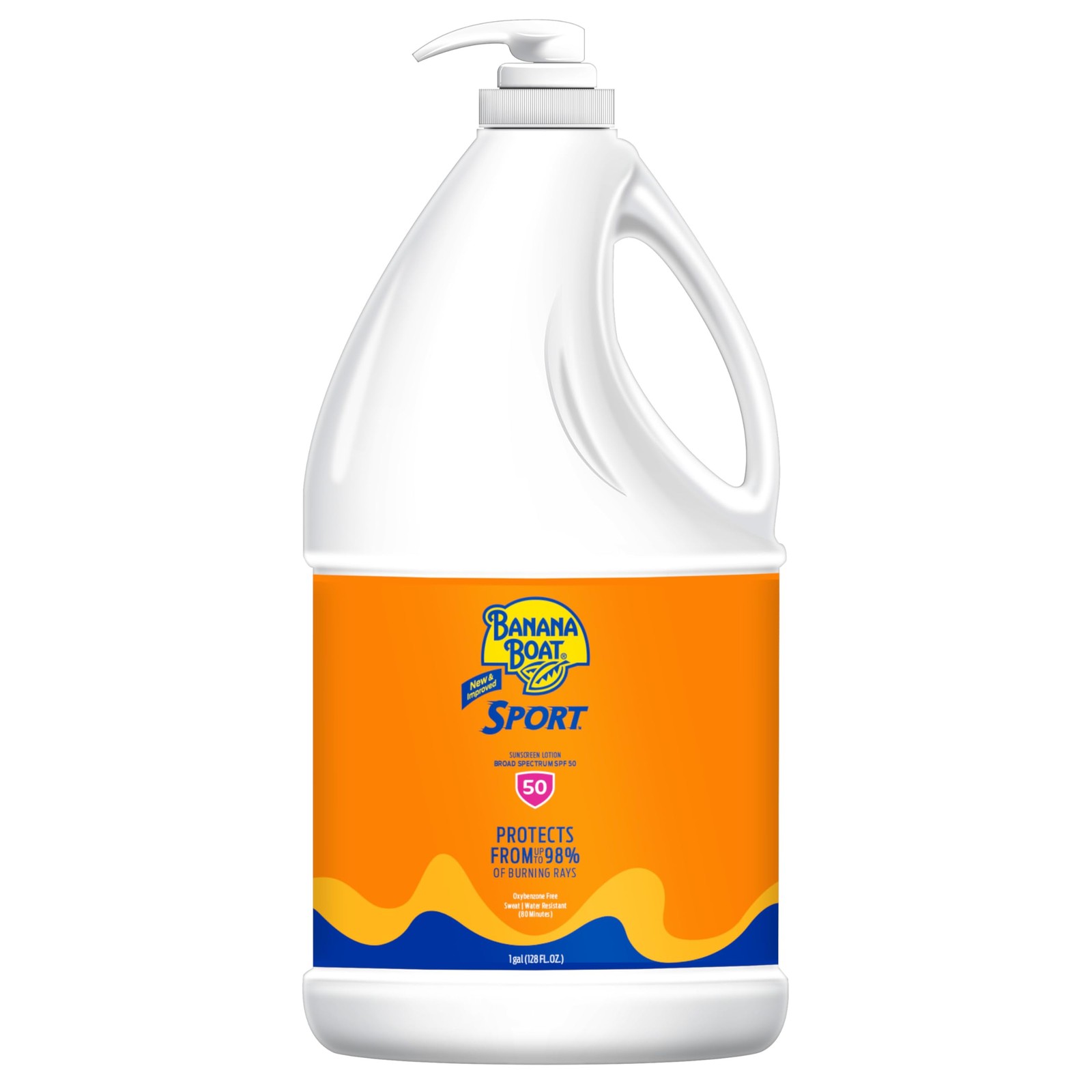Banana Boat Sport Ultra SPF 50 Sunscreen Lotion, 128Fl Oz | Banana Boat