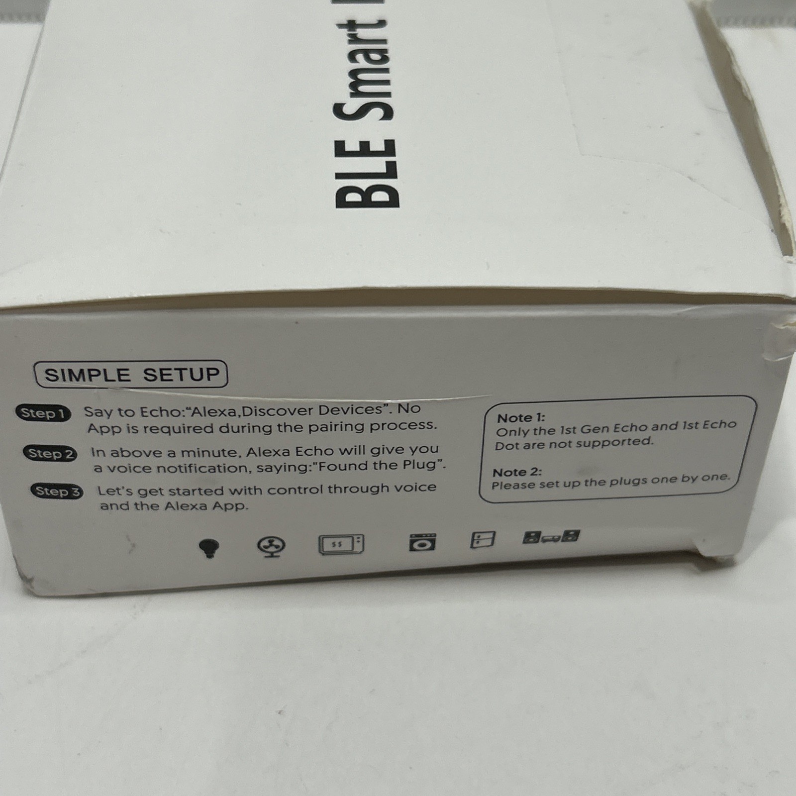 BLE Smart Plug Compatible with Amazon Alexa Echo Pack of 4