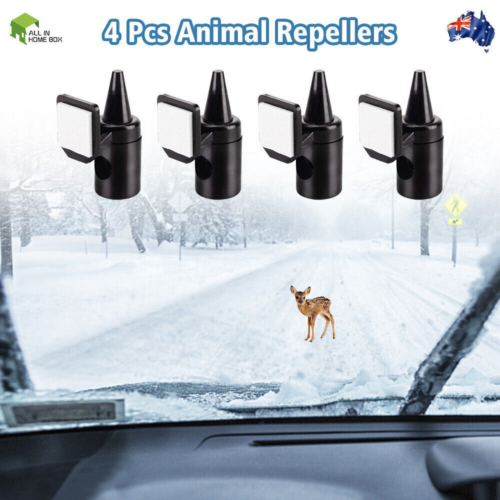 2 Pair Sonic Animal Repeller Shoo Whistle Suitable for 4WD Car Truck Bus AR01