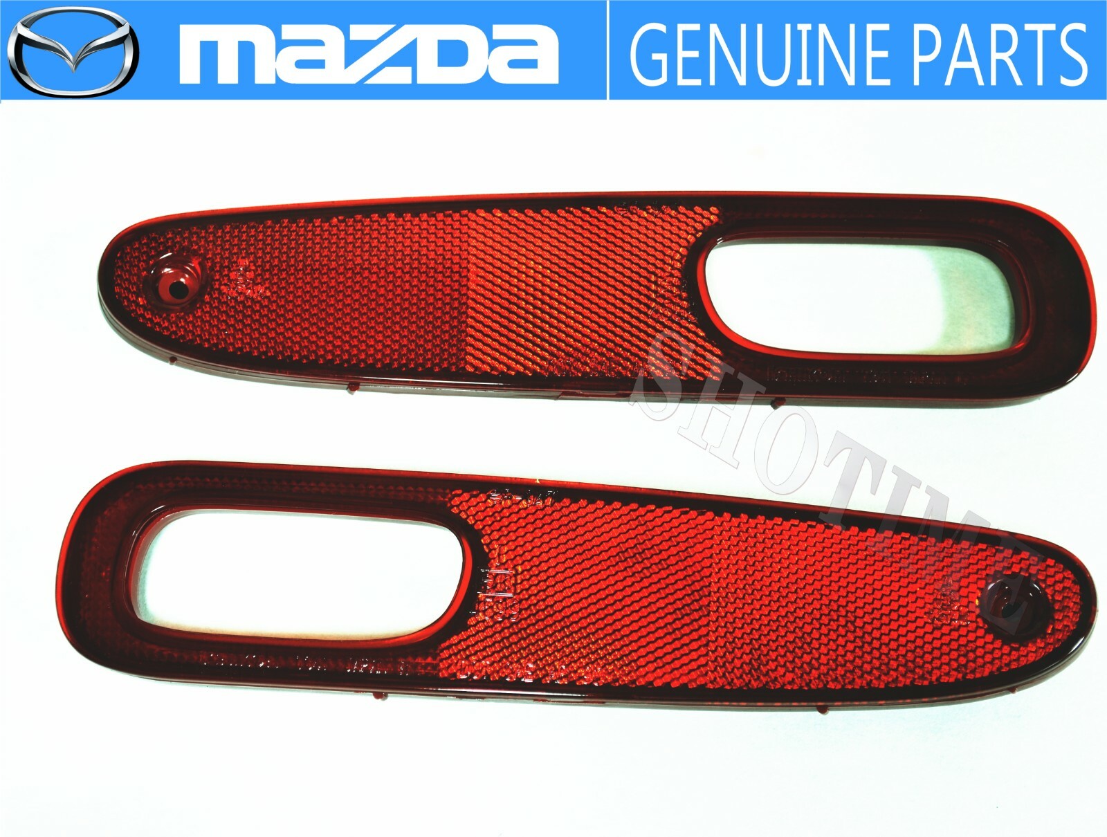 MAZDA 93-02 RX-7 FD3S Rear Back Reverse Light Lamp Lens Set OEM Taillights