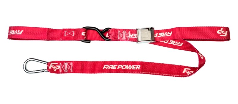 Fire Power 29-13032 1in. Tie-Down with Soft-Tye - Red/pr