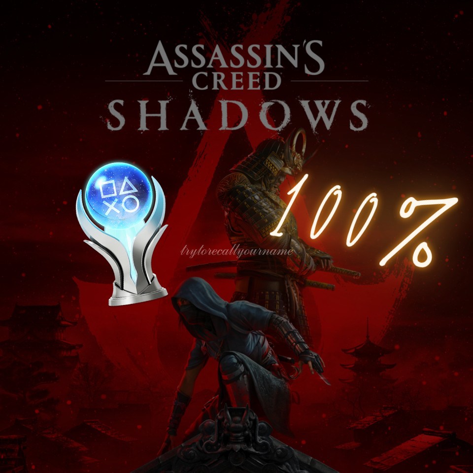ASSASSIN'S CREED SHADOWS + DLCS PS5 Platinum Trophy Service FAST LEGIT SAFE