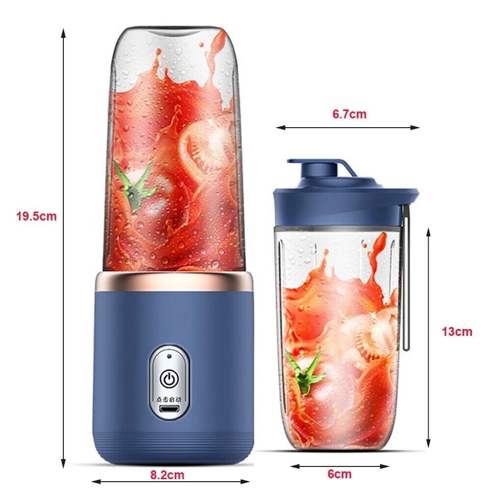 Wireless Blender Juicer & Smoothy, USB Rechargeable Multi-Function (NEW)