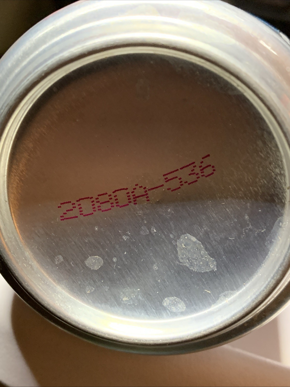 Empty Lacroix Soarkling Water Can