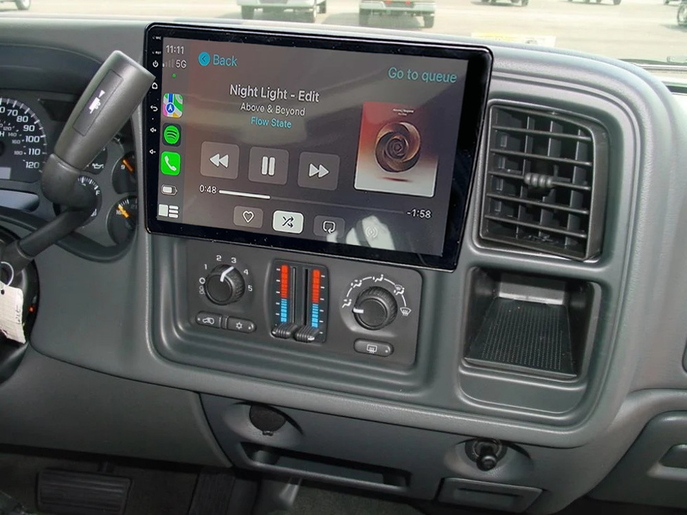 For 2003-2006 Chevy Silverado 1500 2500 Apple CarPlay 10.1" Android 15 4+64G