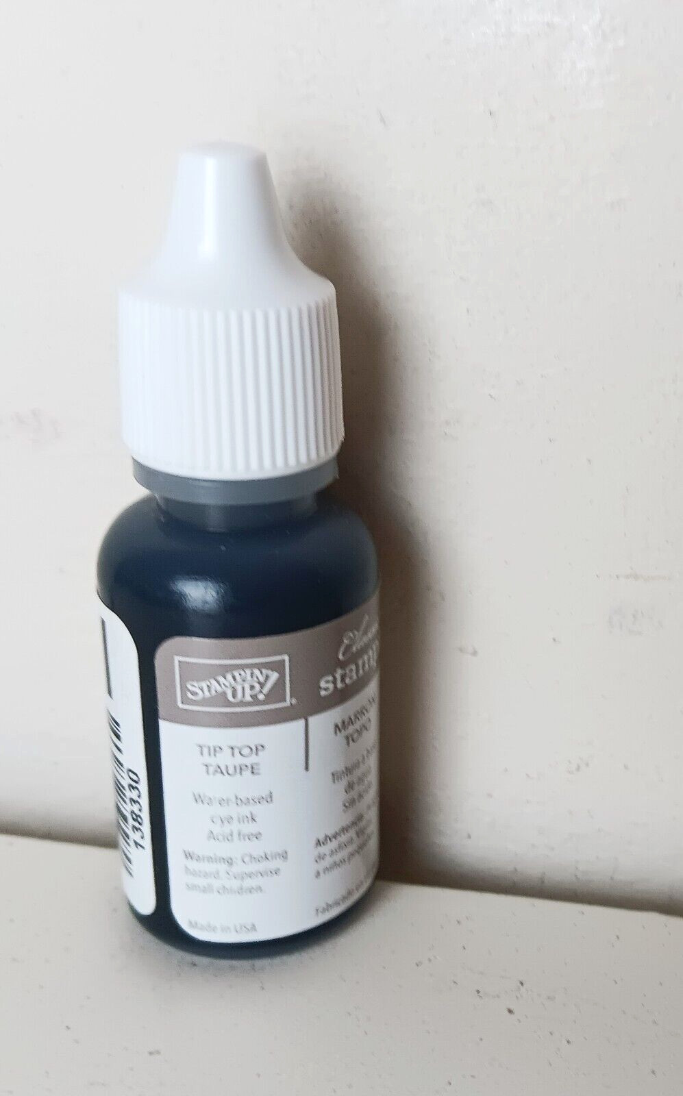 Stampin Up Tip Top Taupe Re-Inker Bottle New