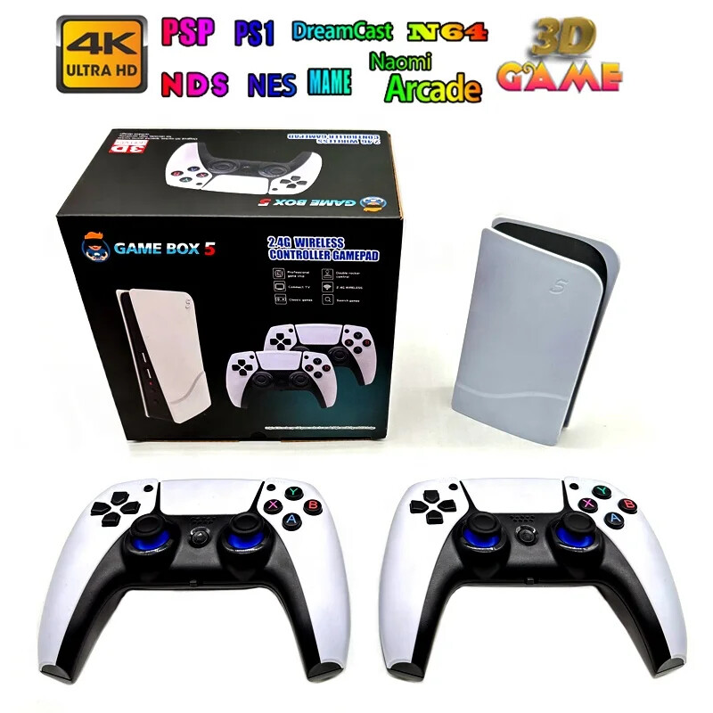 Game Box 5 Game Console 4k HD Video 64gb/128gb 30000/40000 Games P5+Game Console