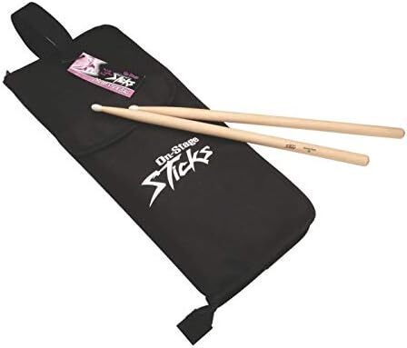 On-Stage DSB6700 Three-Pocket Drum Stick Bag, Black