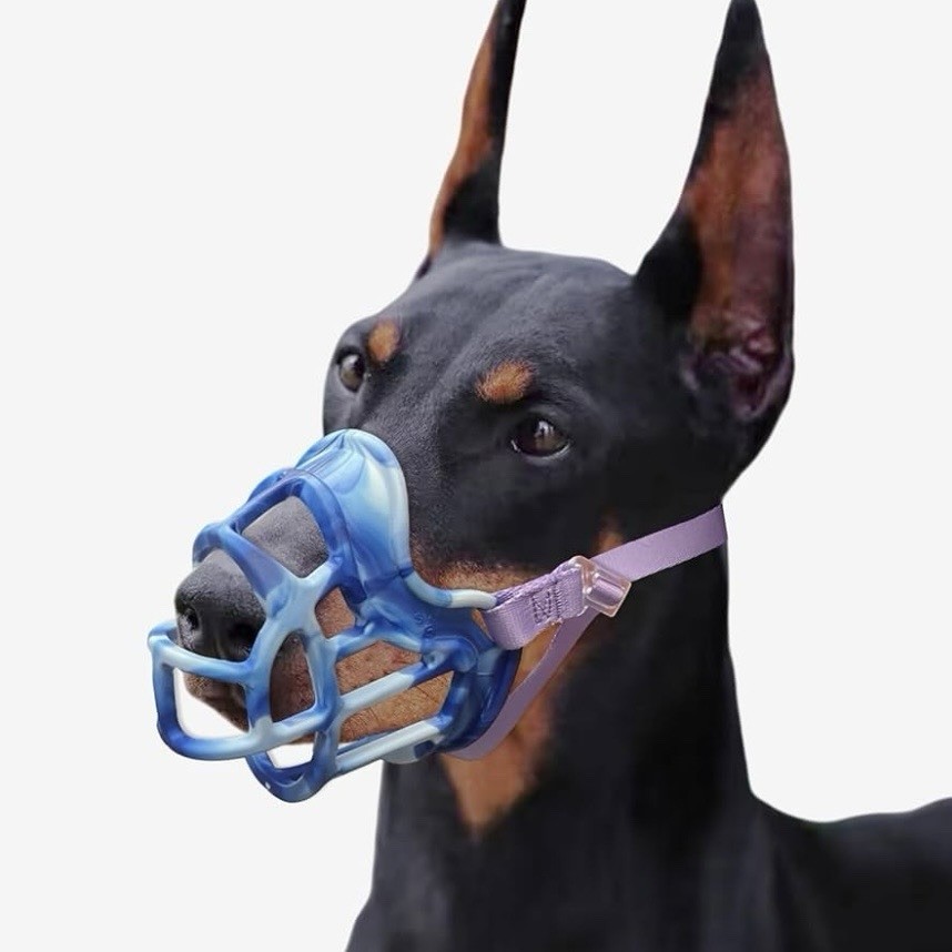 Royal Claws Dog Muzzle Basket Anti Biting Chewing Sturdy Lightweight Size 3