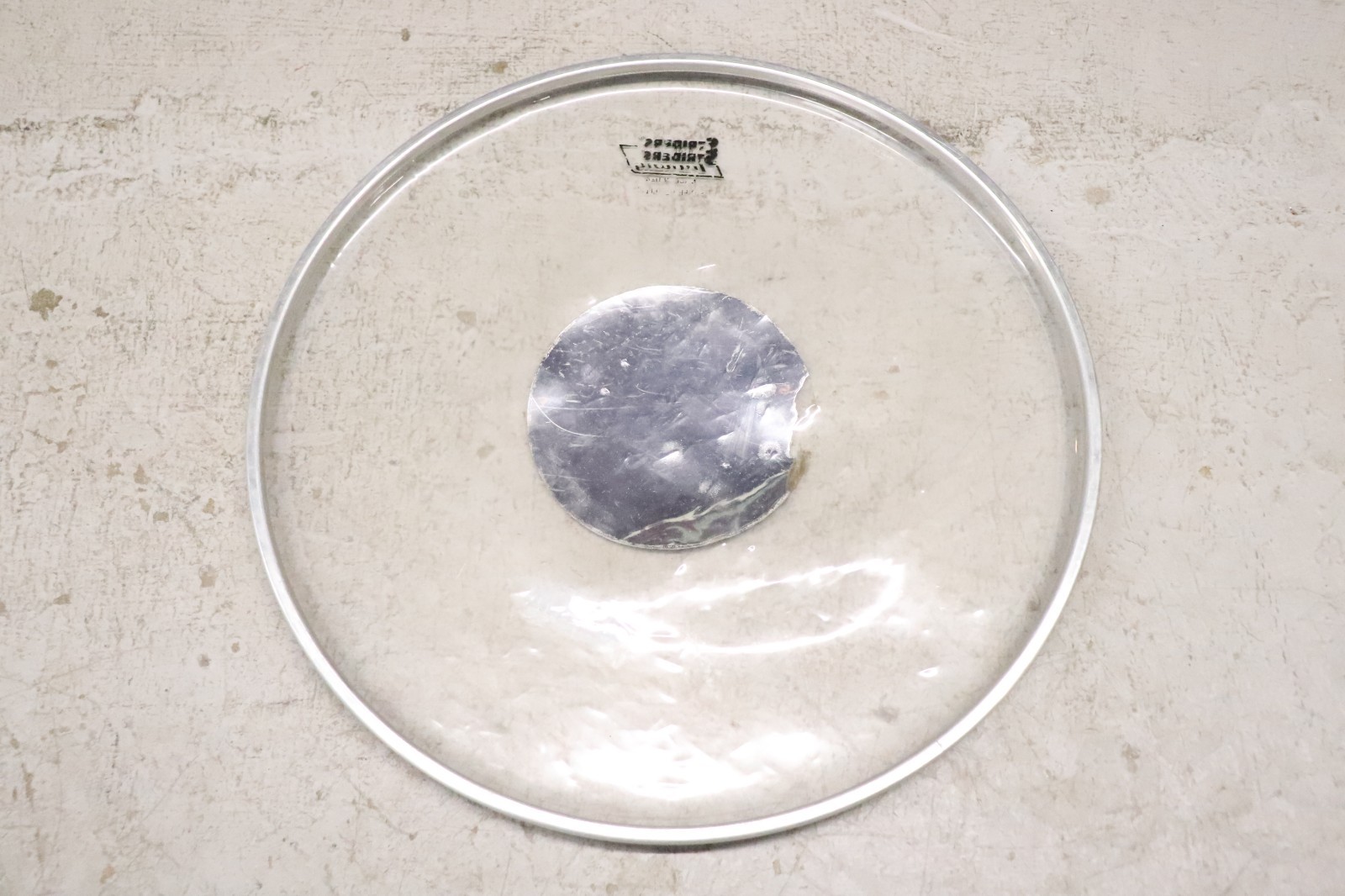 Ludwig 14" Striders Clear Silver Dot Drum Head Vintage #2