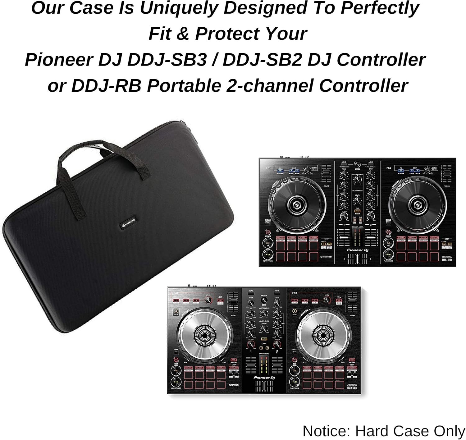 Waterproof Hard Case for Pioneer DJ Controllers - Compact & Travel-Ready