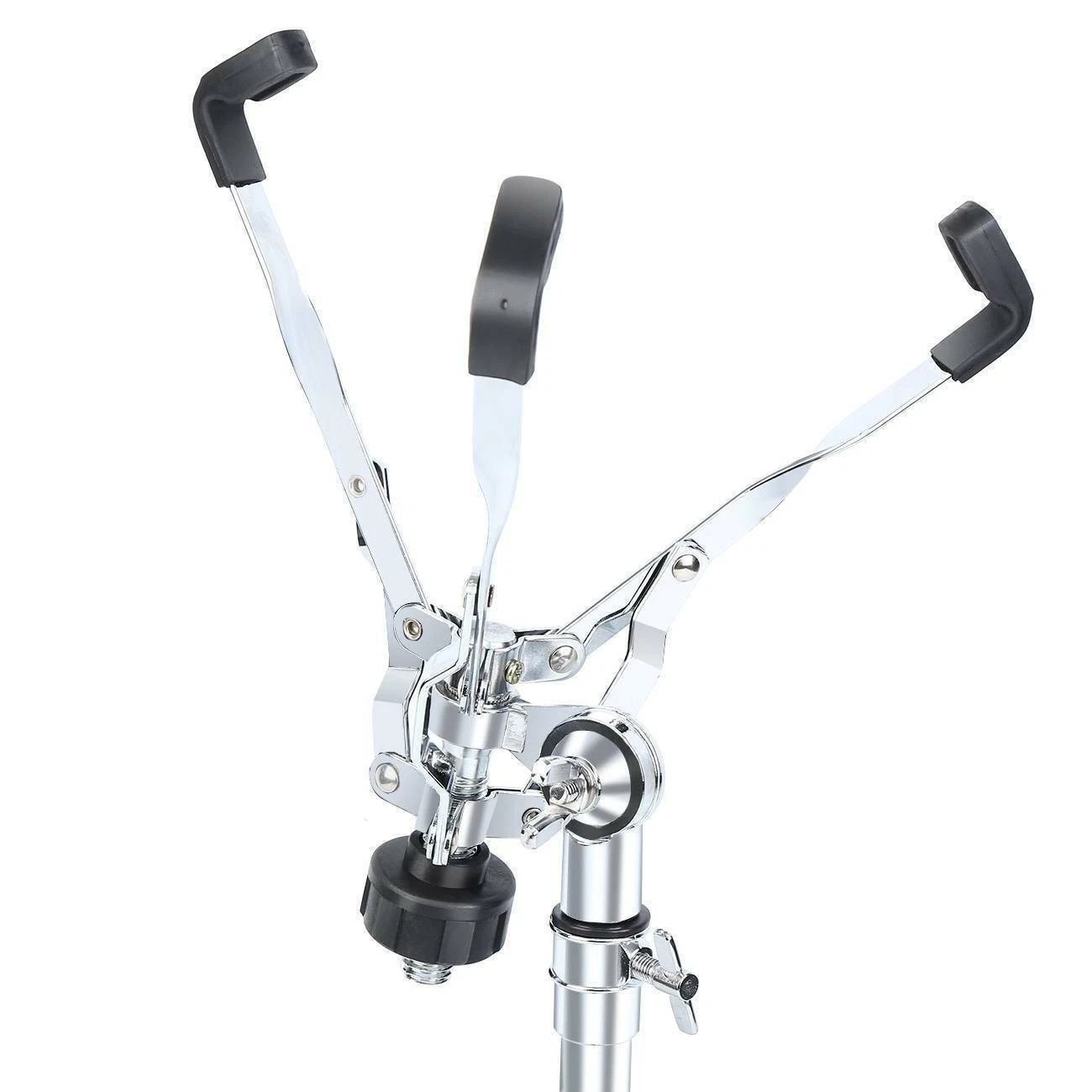 2Pack Snare Drum Stand w Sticks Holder Double Braced Tripod Stand Adjustable