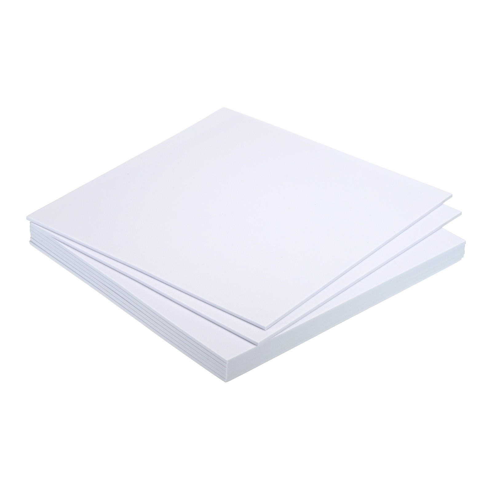 EVA Foam Sheets White 9.8 Inch x 9.8 Inch 3mm Thick Crafts Foam Sheets Pack of 8