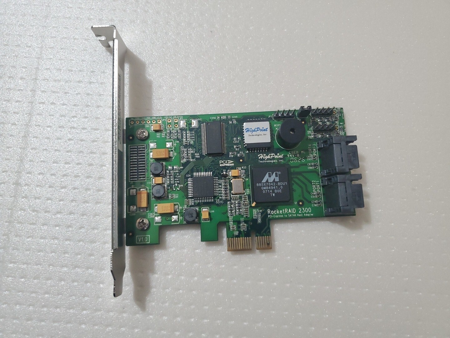 HighPoint RocketRAID 2300 PCI Express to SATA II Controller Card Host Adapter