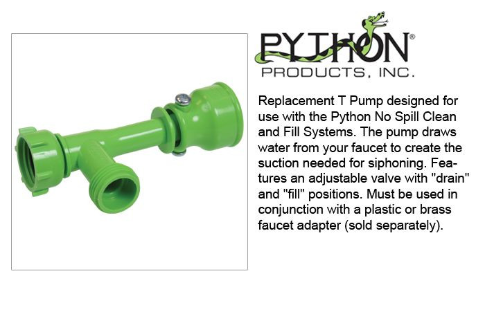 PYTHON Faucet Siphon Pump (Mfg# 13B) for Aquarium Water Changes