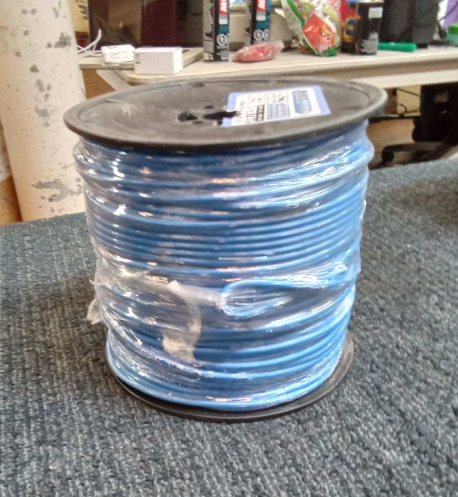Pro-Trace High Flex Tracer Wire 12 Gauge HF-CCS Solid 30 miL HDPE Blue 500' New