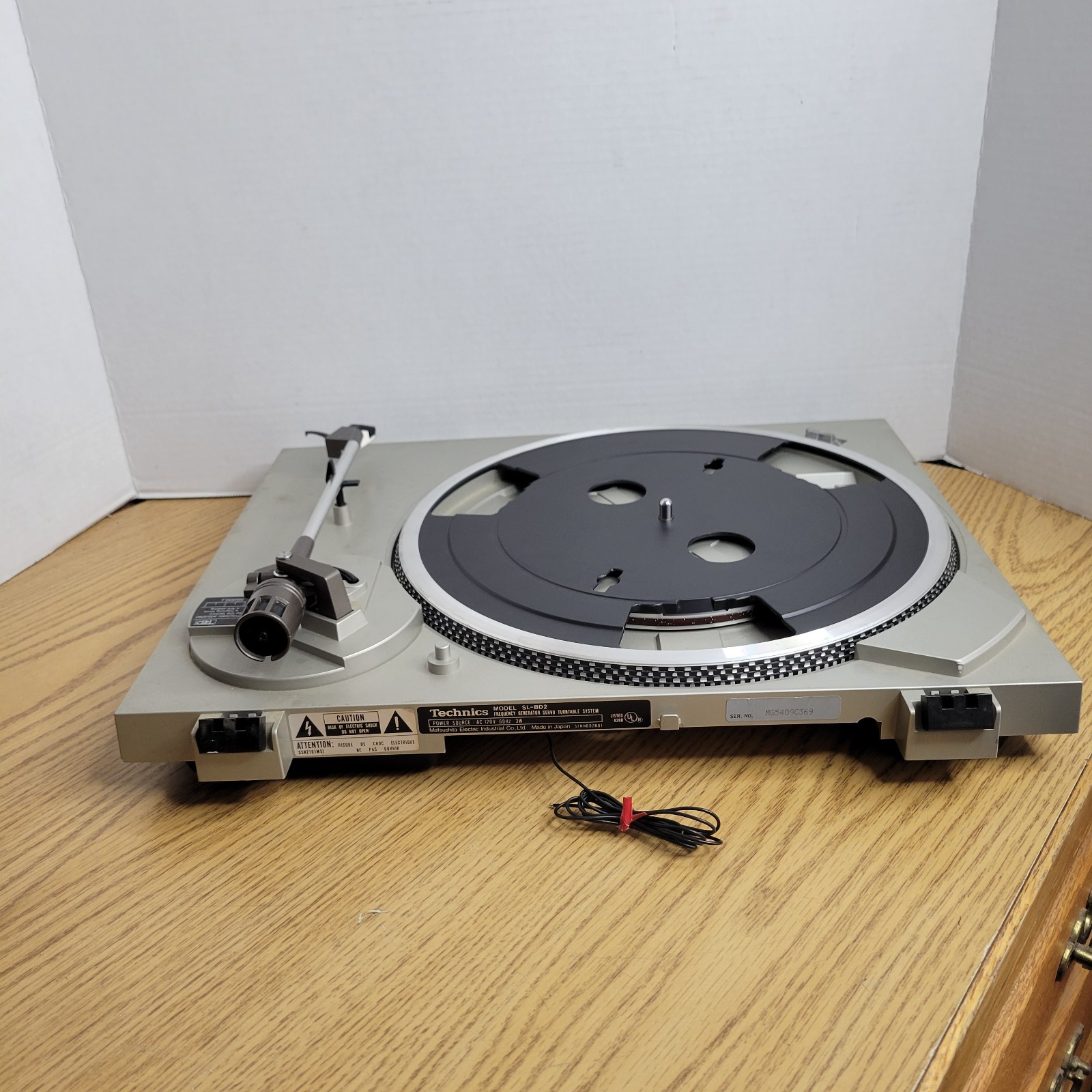 TECHNICS SL-BD2 Classic 1985 ERA Turntable READ