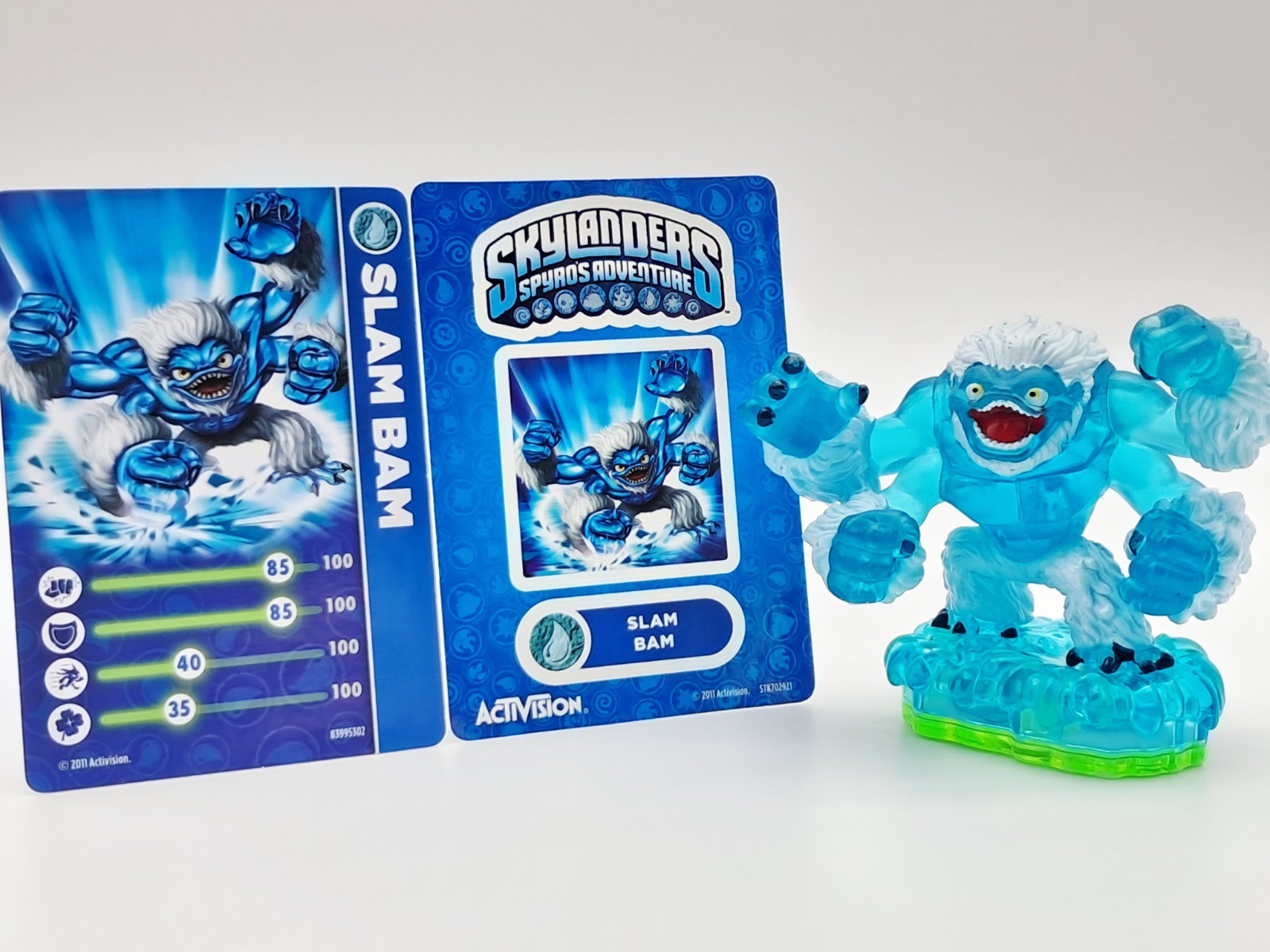 Skylanders Spyro's Adventure Slam Bam & Card Sticker Activision Toy Collectible