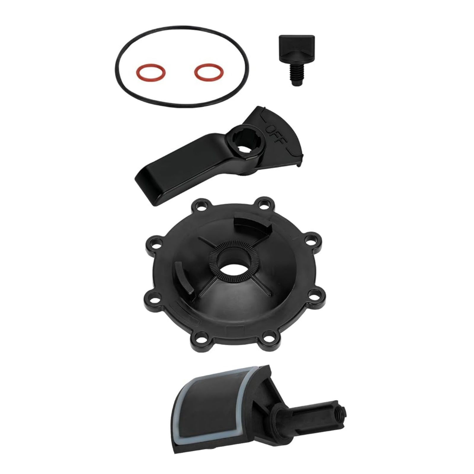 3-Port Pool Valve Rebuild Kit 4603 Knob For Jandy Never Lube Positive Seal 4717