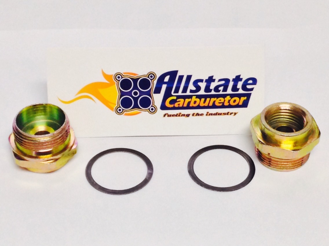 26-26 Holley Carburetor Parts 2 New Fuel Inlet Nuts