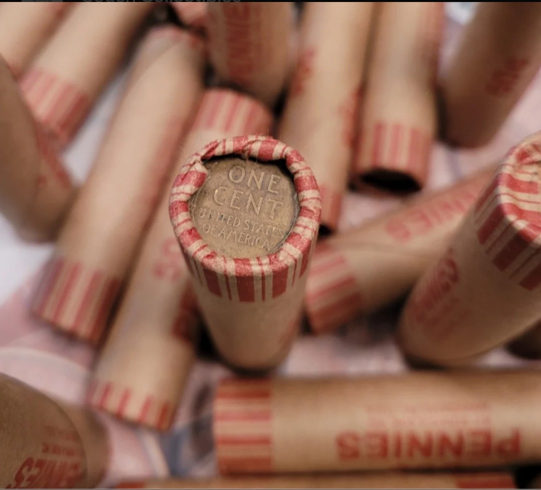 Two (2) Rolls Of Wheat Pennies. Unsearched!! 1909-1958. Price Is Per 2 Rolls!!!