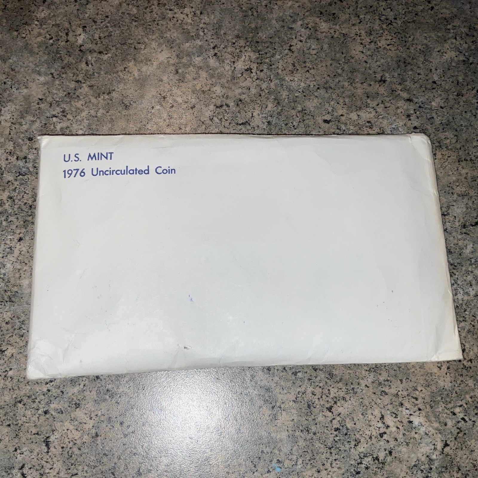 US Mint Set 1976 Uncirculated PD OGP Envelope - 12 Coins Sealed(SC1225-011)