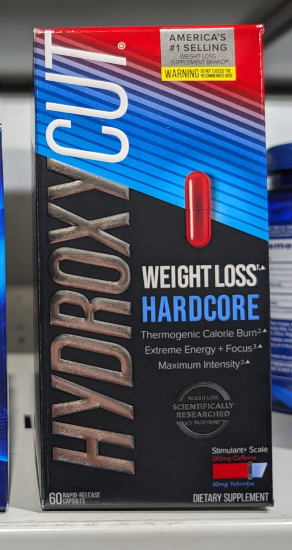 Hydroxycut Hardcore Weight Loss 60 Capsules *Free Shipping** EXP 8/2028